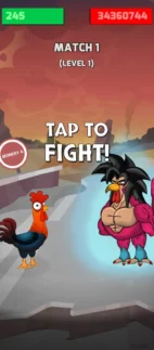 Maonk na pula tap to fight chicken